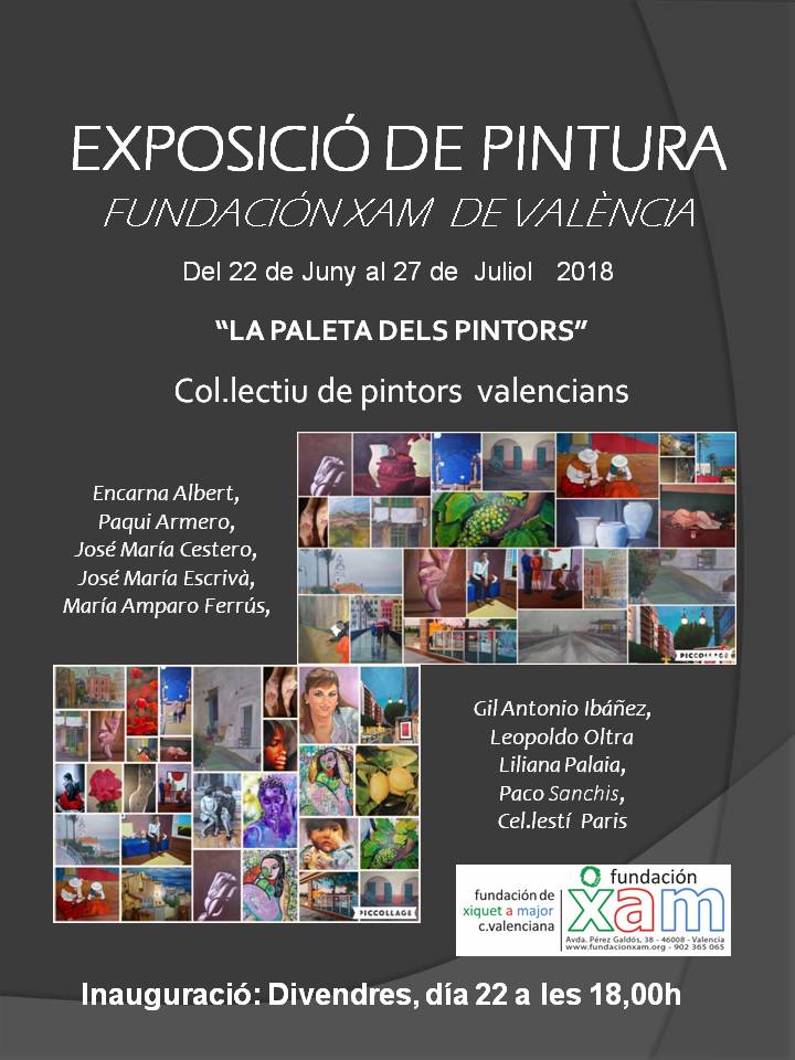 Cartel exposición de pintura